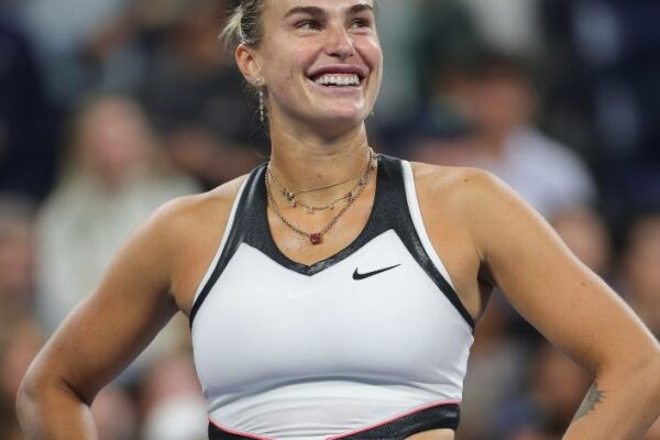 Aryna Sabalenka Instagram photo - Professional tennis star and WTA ranking champion in action on court during tournament play