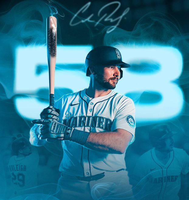 Cal Raleigh Instagram MLB baseball player Seattle Mariners catcher professional athlete social media