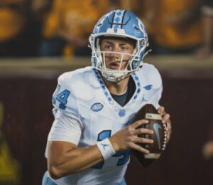 Max Johnson Instagram painting portrait, quarterback 2025