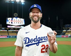 Clayton Kershaw net worth 2025 – Legendary pitcher shares a career highlight, photo via Instagram