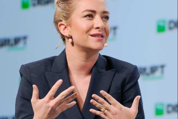 Whitney Wolfe Herd net worth profile image sourced from Wikipedia showing the Bumble founder and CEO