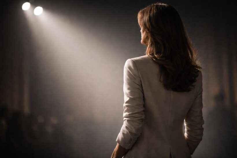 Editorial image representing cultural authority through selective visibility and restraint