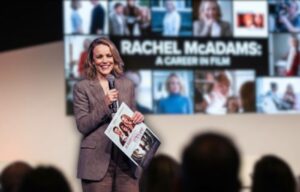 Rachel McAdams attending a film premiere, reflecting her long-standing Hollywood career